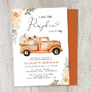 Recherche de camion vintage invitations Baby