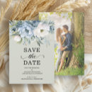 Recherche de blue floral save the dates Couple