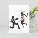 Recherche de silhouette de couples invitations Floral