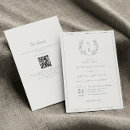 Recherche de vert sauge mariage invitations Code qr
