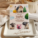 Recherche de farm animal 1ans anniversaire invitations Grange