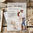 Recherche de cowboy save the dates Aquarelle