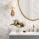 Recherche de papier peint floral art Gris