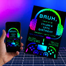 Recherche de video game invitations Cool