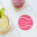 Recherche de tennis dessous de verres Rose et vert