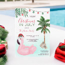 Recherche de flamingo noël invitations Tropical