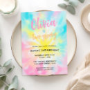 Recherche de tie dye invitations Super