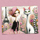 Recherche de chat blanc cartes postales Capricieux
