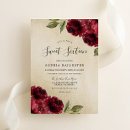 Recherche de rouge or invitations Fleurs