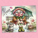 Recherche de grand baiser cartes postales Drôle