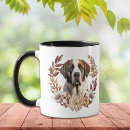 Recherche de chien de st bernard tasses Aquarelle