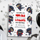Recherche de ninja anniversaire invitations Anniversaire de karaté