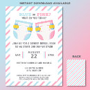 Recherche de pastel gender reveal invitations Mignonette