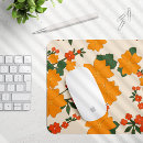 Recherche de fleur orange tapis souris Fleurs de printemps