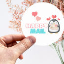 Recherche de happy mail autocollants Mignon