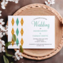 Recherche de orange turquoise mariage invitations Coloré