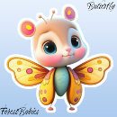 Recherche de dessin papillon autocollants Girl