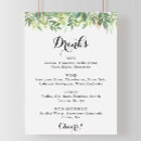 Recherche de drink menus Bride