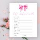 Recherche de baby shower word scramble Rose pâle