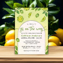 Recherche de citrus baby shower invitations Neutre pour le sexe