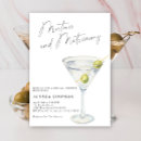 Recherche de elegant cocktail bridal shower invitations Martini