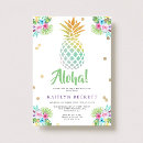 Recherche de ananas moderne invitations Luau