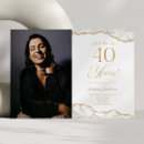 Recherche de photo 40 ans invitations Fête d'anniversaire