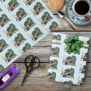 Recherche de dragon vert papier cadeau Bleu