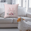 Recherche de jeune fille coussins Monogrammé
