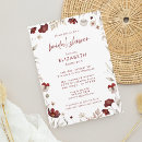 Suche nach fall wedding einladungen Aquarellfarben blume