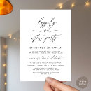 Recherche de police moderne invitations Noir et blanc
