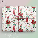 Recherche de elfes papier cadeau Mignon