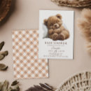 Recherche de brown teddy bear invitations Moderne