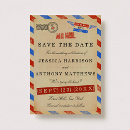 Suche nach luftpost save the date Vintag