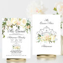Recherche de floral crème invitations Ivoire