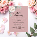 Recherche de floral anniversary invitations Élégant