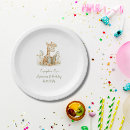 Recherche de anniversaire girafe assiettes Faune