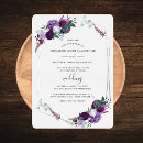 Recherche de pourpres roses mariage invitations Élégant