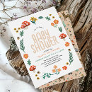 Recherche de forêt baby shower invitations Mignon