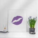 Suche nach lila lippen poster Lippenstift