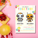Recherche de robots mignons invitations Fête d'anniversaire