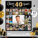 Suche nach 40 geburtstags poster Modern