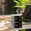 Recherche de empreinte de léopard noir tasses Moderne
