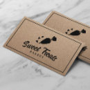 Recherche de friandises cartes visite Boulangerie