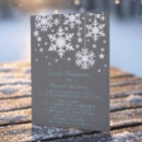 Suche nach schneeflocken hochzeits einladungen Saisonbedingt
