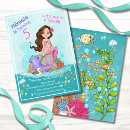 Recherche de pink mermaid invitations Fête du pool