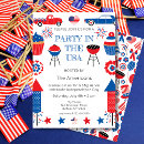 Recherche de bbq du 4 juillet invitations Parti aux états unis