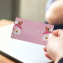 Recherche de magnolias roses cartes visite Féminine