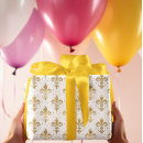 Suche nach fleur de lis geschenkpapier Gold