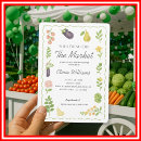 Recherche de légumes frais invitations Tiré à main
